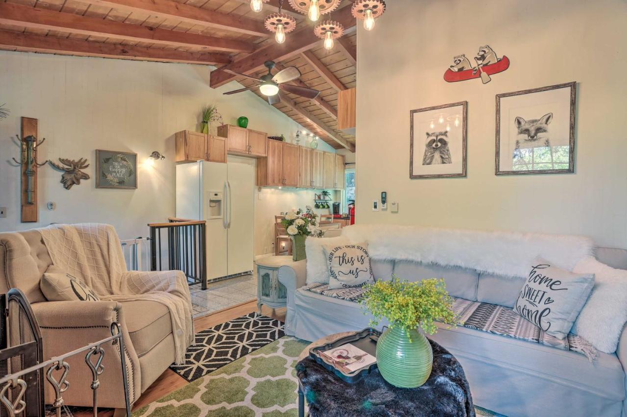 Boho Crestline Cabin, 1 Mile To Lake Gregory! Esterno foto