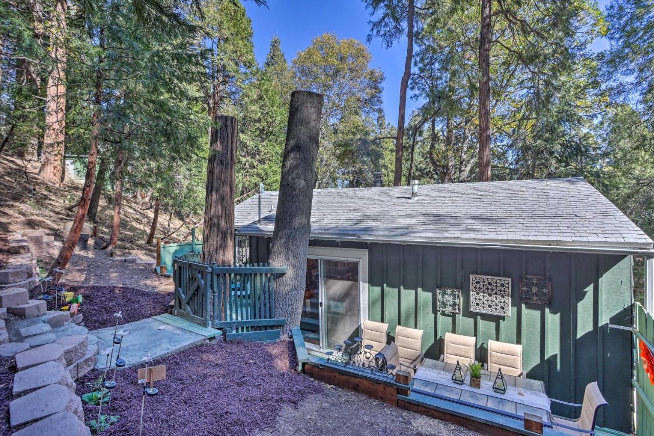 Boho Crestline Cabin, 1 Mile To Lake Gregory! Esterno foto