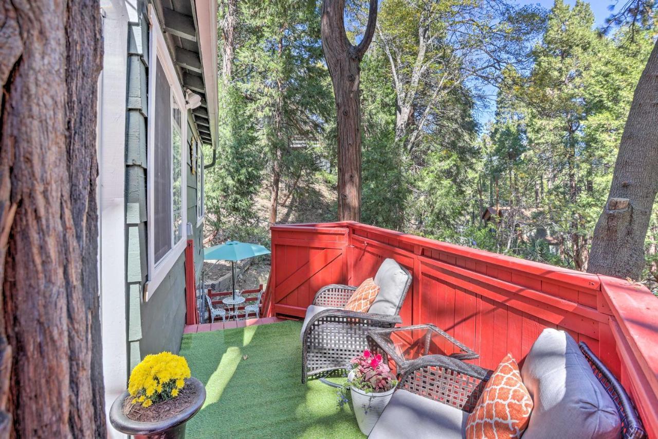 Boho Crestline Cabin, 1 Mile To Lake Gregory! Esterno foto